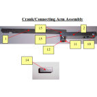 Patty-O-Matic 330A Crank / Connecting Arm Assembly